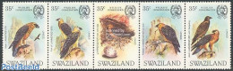 Eswatini/Swaziland 1983 Vultures 5v [::::], Mint NH, Nature - Birds - Birds Of Prey - Swaziland (1968-...)