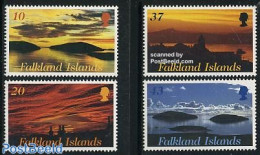 Falkland Islands 2001 Sun Sets And Risings 4v, Mint NH - Autres & Non Classés