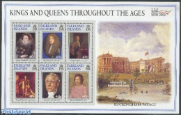 Falkland Islands 2000 Stamp World London S/s, Mint NH, History - Kings & Queens (Royalty) - Case Reali