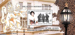 Falkland Islands 2000 Queen Mother S/s, Mint NH, History - Kings & Queens (Royalty) - Case Reali