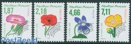 France 1998 Precancels, Flowers 4v, Mint NH, Nature - Flowers & Plants - Neufs