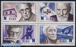 Ireland 2004 Nobel Prize Literature 4v [+], Joint Issue Sweden, Mint NH, History - Performance Art - Various - Nobel P.. - Neufs