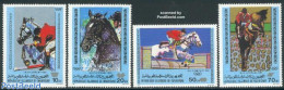 Mauritania 1980 Olympic Games Moscow 4v, Mint NH, Nature - Sport - Horses - Olympic Games - Autres & Non Classés