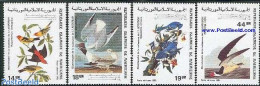 Mauritania 1985 J.J. Audubon 4v, Mint NH, Nature - Birds - Other & Unclassified