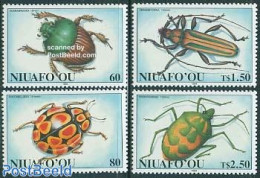 Niuafo'ou 1994 Insects 4v, Mint NH, Nature - Insects - Autres & Non Classés