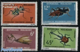 Madagascar 1966 Insects 4v, Mint NH, Nature - Insects - Autres & Non Classés