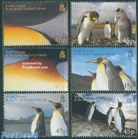 South Georgia / Falklands Dep. 2005 Penguin 6v, Mint NH, Nature - Birds - Penguins - Other & Unclassified