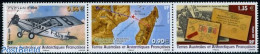 French Antarctic Territory 2011 Airmail 3v [::], Mint NH, History - Transport - Various - Stamps On Stamps - Aircraft .. - Neufs