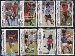 Dominica 1993 World Cup Football USA 8v, Mint NH, Sport - Football - Dominikanische Rep.