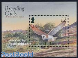 Falkland Islands 2004 Owls S/s, Mint NH, Nature - Birds - Birds Of Prey - Owls - Other & Unclassified