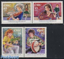 Ireland 2001 Music 2x2v [:], Mint NH, Performance Art - Music - Musical Instruments - Unused Stamps