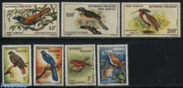 Madagascar 1963 Birds 7v, Mint NH, Nature - Birds - Kingfishers - Other & Unclassified
