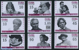 Cuba 2009 Cuban Cinema 9v, Mint NH, Performance Art - Film - Movie Stars - Neufs