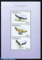 Angola 2000 Birds Of Prey 3v M/s, Aquila Verreauxii, Mint NH, Nature - Birds - Birds Of Prey - Angola