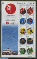 Japan 2011 Japan Sports 100th Anniversary 10v M/s, Mint NH, Nature - Sport - Horses - Baseball - Gymnastics - Handball.. - Nuovi