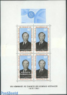 Mauritania 1968 Konrad Adenauer S/s, Mint NH, History - Germans - Politicians - Other & Unclassified