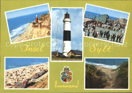 72323015 Insel Sylt Strand Leuchtturm Konzertmuschel Westerland - Autres & Non Classés