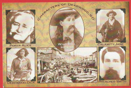 Characters Of Deadwood - Vues Diverses - Wild Bill Hickok Calamity Jane Cowboys Far-West - Other & Unclassified