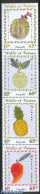 Wallis & Futuna 2001 Fruits 4v [:::], Mint NH, Nature - Fruit - Art - Children Drawings - Fruits