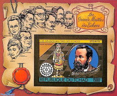 Chad 1982 Wilhelm Steinholz S/s, Gold, Imperforated, Mint NH, Sport - Various - Chess - Rotary - Autres & Non Classés