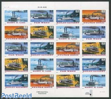 United States Of America 1996 Steamers M/s, Mint NH, Transport - Ships And Boats - Unused Stamps