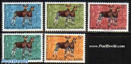 Congo Dem. Republic, (zaire) 1975 Virunga Park 5v, Mint NH, Nature - Animals (others & Mixed) - Andere & Zonder Classificatie