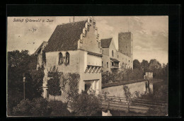 AK Grünwald A. Isar, Blick Auf Das Schloss  - Autres & Non Classés