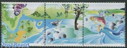 Switzerland 2013 Renaturisation 3v [::], Mint NH, Nature - Various - Birds - Butterflies - Environment - Fish - Maps - Neufs