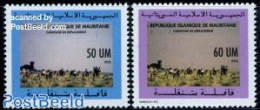 Mauritania 1993 Caravannes 2v, Mint NH, Nature - Camels - Other & Unclassified