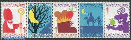 Netherlands 2013 Sinterklaas 5v [::::], Mint NH, Nature - Religion - Horses - Saint Nicholas - Nuevos