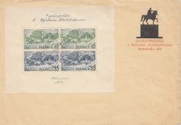 Polen: 1938: Ogolnopolska Warszawa FDC - Autres & Non Classés