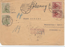 Polen: 1927 Poznan Nach Weissenfels Als Einschreiben - Altri & Non Classificati