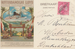 Portugal: 1912: Rotterdamsche Lloyd Nach Wiesbaden - Other & Unclassified
