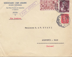 Portugal: 1940 Lisboa über London In Die Schweiz - Autres & Non Classés