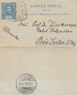 Portugal: 1906: Kleiner Kartenbrief Nach Bad Sachsa - Autres & Non Classés