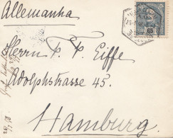 Portugal: 1898 Brief Nach Hamburg, EF - Madeira