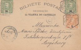 Portugal: 1902: Couto Vianna Ansichtskarte Nach Augsburg - Sonstige & Ohne Zuordnung