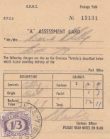 Australien: 1965: Assessment Card New Guinea - Other & Unclassified