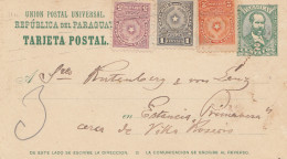 Paraguay 1915: Post Card To Estancia Primavera - Paraguay