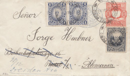 Peru 1893: Letter To Riesa, Forwarded To Dresden - Pérou