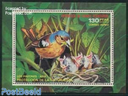 Equatorial Guinea 1976 Asian Birds S/s (diff. Design), Mint NH, Nature - Birds - Guinée Equatoriale