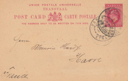 South Africa 1903: Johannesburg Post Card To Le Havre - Altri & Non Classificati