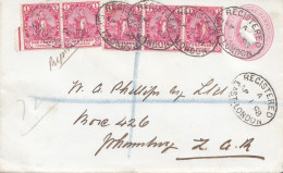South Africa 1898: Registered East London To Johannesburg - Autres & Non Classés