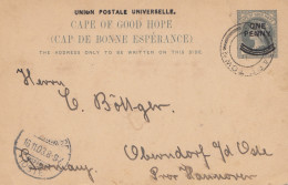 South Africa 1903: Post Card Cape Town To Oberndorf/Hannover - Altri & Non Classificati