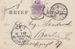 South Africa: 1896: Post Card To Berlin - Other & Unclassified