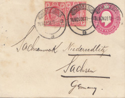 South Africa 1908 Johannesburg To Sachsen, Niederlausitz - Other & Unclassified