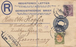 South Africa 1924: Registered Letter Pretoria To Gera - Sonstige & Ohne Zuordnung