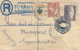 South Africa 1920: Registered Benoni To Budapest - Other & Unclassified