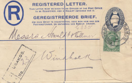 South Africa 1922: Registered Usakos To Windhoek - Andere & Zonder Classificatie
