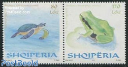 Albania 2014 Albanian Fauna 2v [:], Mint NH, Nature - Frogs & Toads - Reptiles - Turtles - Albanië